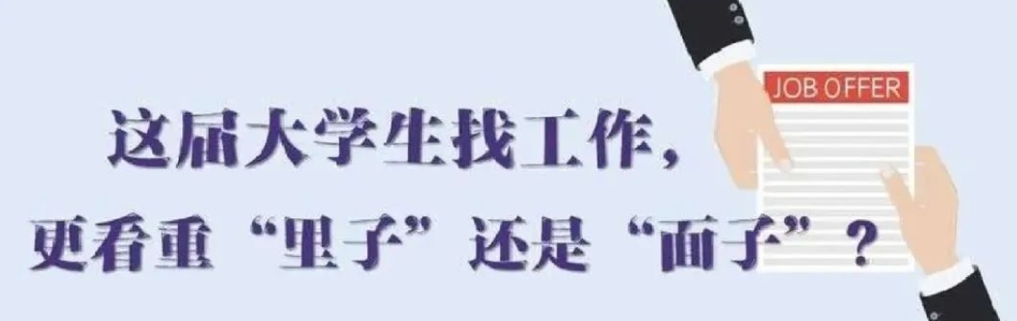 找工作看重啥？近九成受访应届生直言“里子”比“面子”重要